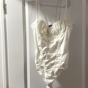 Zara white dreamy mermaid bodysuit. Size M. Like new condition